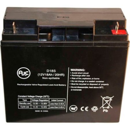 Battery Clerk AJC®  Sigmas SP12-18 NB 12V 18Ah Sealed Lead Acid Battery SIGMASTEK-SP12-18 NB